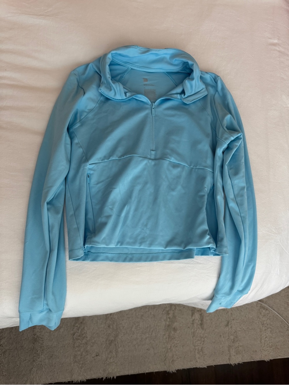all in motion Sky Blue Half-Zip Active Pullover Size XL